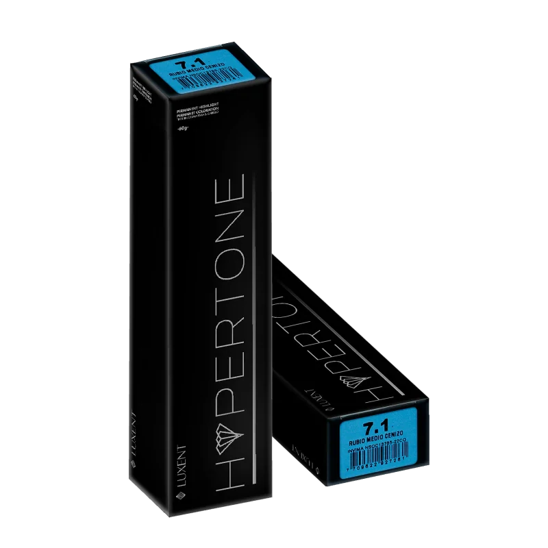 LUXENT Tinte Hypertone 7.1 Rubio Medio Cenizo